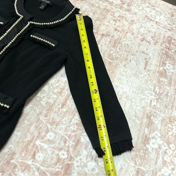 WHBM Pearl Embellished Knit Cardigan Jacket - Picture 11 of 12